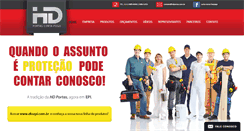 Desktop Screenshot of hdportas.com.br